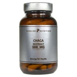 Pureline Nutrition Chaga, ekstrakt 500 mg, kapsułki, 60 szt.