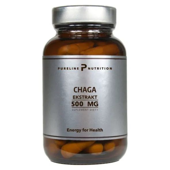 Pureline Nutrition Chaga, ekstrakt 500 mg, kapsułki, 60 szt.