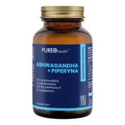 Pureo Health Ashwagandha + Piperyna, kapsułki, 90 szt.