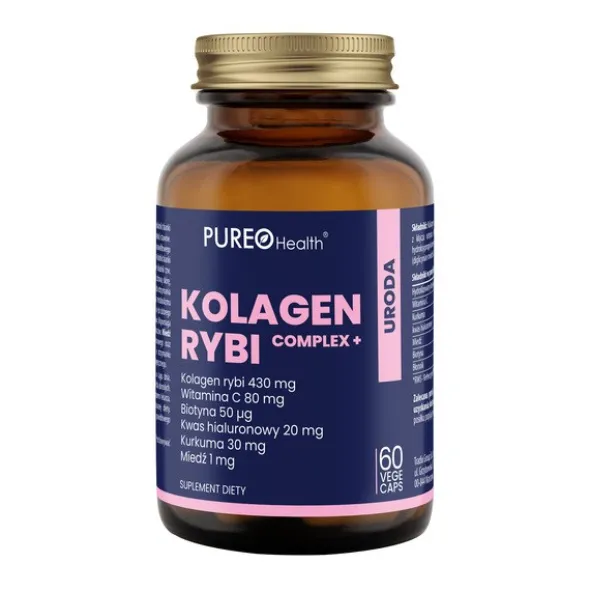 Pureo Health Kolagen rybi complex+, kapsułki, 60 szt.