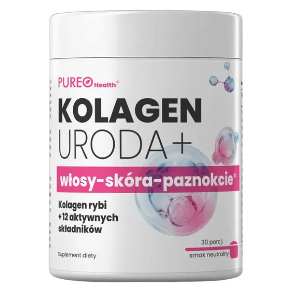 Pureo Health, Kolagen Uroda+, proszek, smak neutralny, 114 g