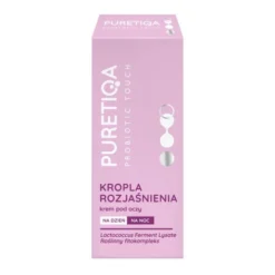 Puretiqa Probiotic Touch Kropla Rozjaśnienia, krem pod oczy, 15 ml