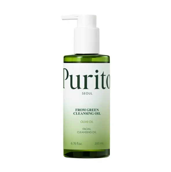 Purito From Green Cleansing Oil, hydrofilowy olejek do demakijażu, dogłębnie oczyszczający, 200 ml