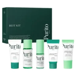 Purito Seoul Best Kit, podróżny zestaw kosmetyków do pielęgnacji twarzy, 1 szt.