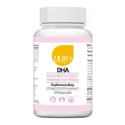 Puro Omega Omega-3 DHA dla kobiet w ciąży i karmiących piersią, kapsułki, 60 szt.