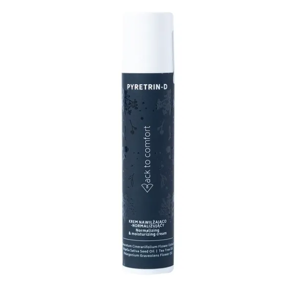Pyretrin-D, krem nawilżająco-normalizujący do cery wrażliwej, 50 ml