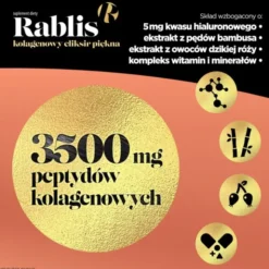 Rablis Kolagenowy eliksir piękna, proszek, smak arbuz i marakuja, 150 g