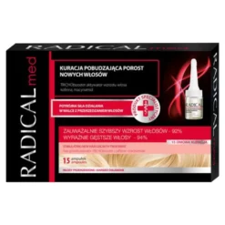 Radical Med, kuracja pobudzająca porost nowych włosów, 5 ml, 15 ampułek