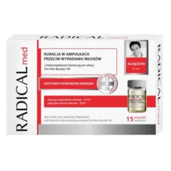 Radical Med, kuracja przeciw wypadaniu włosów dla mężczyzn, 5 ml, 15 ampułek
