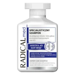 Radical Med, szampon specjalistyczny do włosów i skóry głowy ze zmianami łuszczycowymi oraz AZS, 300 ml