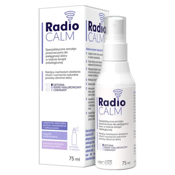 RadioCALM, emulsja dla skóry w trakcie terapii onkologicznej, 75 ml
