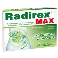 Radirex MAX, kapsułki twarde, 10 szt.