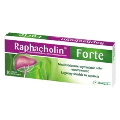 Raphacholin forte, 250 mg, tabletki powlekane, 10 szt.