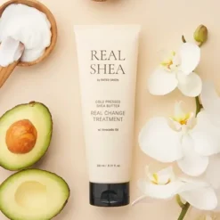 Rated Green Real Shea, kuracja do włosów zniszczonych, 240 ml