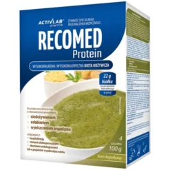Recomed Protein, Krem koperkowy, proszek, saszetki, 4 x 100 g