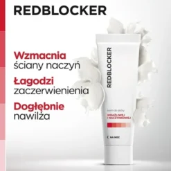 RedBlocker, krem do skóry wrażliwej i naczynkowej, na noc, 50 ml