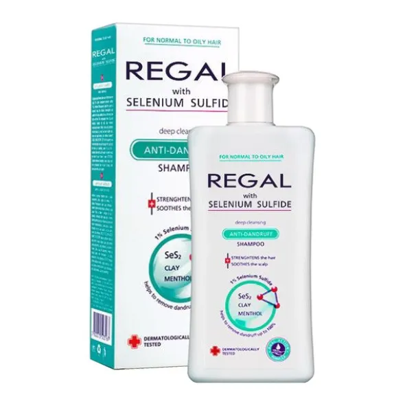 Regal with Selenium Sulfide, szampon przeciwłupieżowy, głęboko oczyszczający, 200 ml