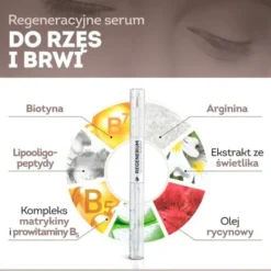 Regenerum, regeneracyjne serum do rzęs i brwi, 4 ml + 7 ml