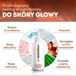 Regenerum, trychologiczny peeling enzymatyczny do skóry głowy, 110 ml