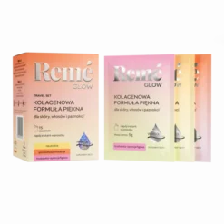 Reme Glow Kolagenowa Formuła Piękna Travel Set, saszetki z proszkiem, różne smaki, 15 szt.