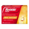 Rennie Fruit, 680 mg + 80 mg, tabletki do ssania, smak owocowy, 24 szt.