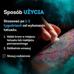 Reprintic, krem ochronny do codziennej pielęgnacji tatuaży SPF 15, 100 ml