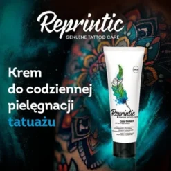Reprintic, krem ochronny do codziennej pielęgnacji tatuaży SPF 15, 100 ml