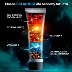 Reprintic, krem ochronny do codziennej pielęgnacji tatuaży SPF 15, 100 ml