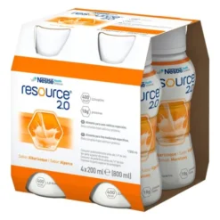 Resource 2.0, płyn o smaku morelowym, 4 x 200 ml