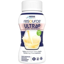 Resource Ultra+, płyn, smak waniliowy, 125 ml x 4