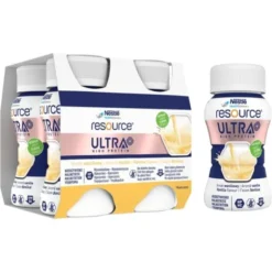 Resource Ultra+, płyn, smak waniliowy, 125 ml x 4