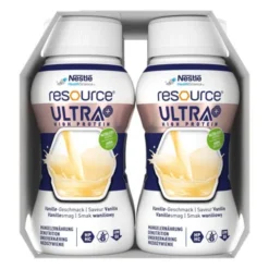 Resource Ultra+, płyn, smak waniliowy, 200 ml x 4