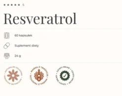 Resveratrol, kapsułki, 60 szt.