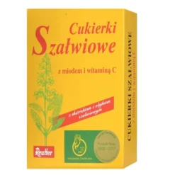 Reutter, Cukierki szałwiowe z miodem i witaminą C, 50 g