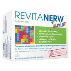 Revitanerw Junior, kapsułki żelatynowe miękkie, 30 szt.