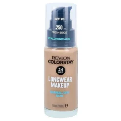 Revlon Colorstay Longwear Makeup SPF 20, podkład z pompką dla skóry normalnej i suchej, 250 Fresh Beige, 30 ml