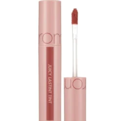 Rom&nd Juicy Lasting Tint, mocno napigmentowany błyszczyk do ust, 23 Nucadamia, 5,5 g
