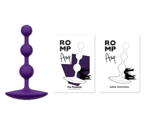Romp Amp Purple, kulki analne, 1 szt.