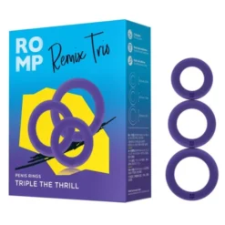 Romp Remix Trio, zestaw pierścieni erekcyjnych, 3 szt.