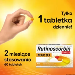 Rutinoscorbin Max D3, tabletki, 60 szt.