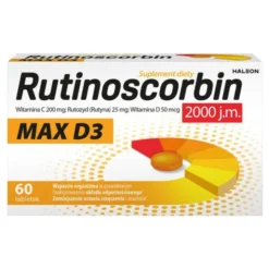 Rutinoscorbin Max D3, tabletki, 60 szt.