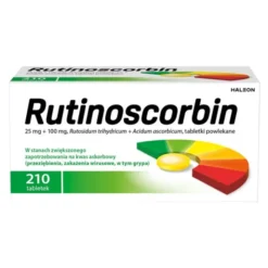 Rutinoscorbin, tabletki powlekane, 210 szt.
