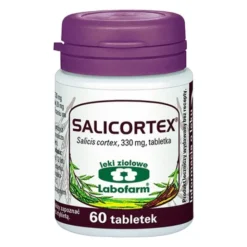 Salicortex, 330 mg, tabletki z kory wierzby, 60 szt.
