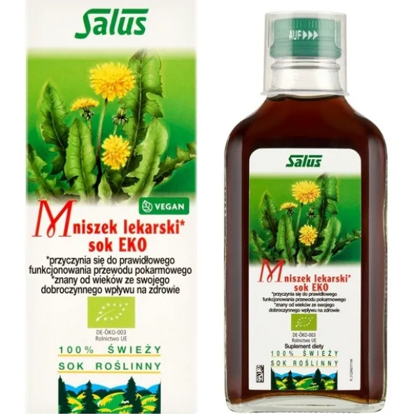 Salus, Mniszek lekarski sok EKO, płyn, 200 ml