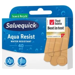 Salvequick Aqua Resist, plastry wodoodporne, miks, 40 szt.
