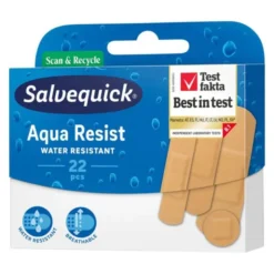 Salvequick Aqua Resist, plastry wodoodporne, miks, 22 szt.