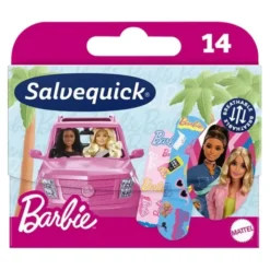 Salvequick Barbie, plastry dla dzieci, 14 szt.