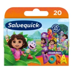 Salvequick Dora, plastry dla dzieci, 20 szt.