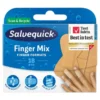 Salvequick Finger Mix, plastry na palce rąk, 18 szt.