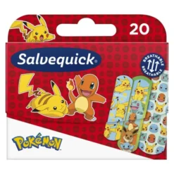 Salvequick Pokemon, plastry dla dzieci, 20 szt.